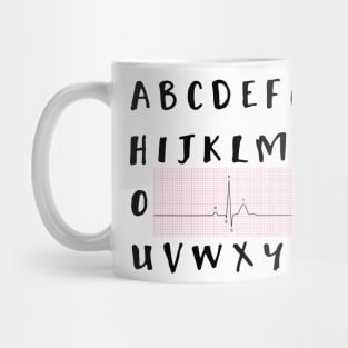 Medical ABCD ECG PQRST Mug